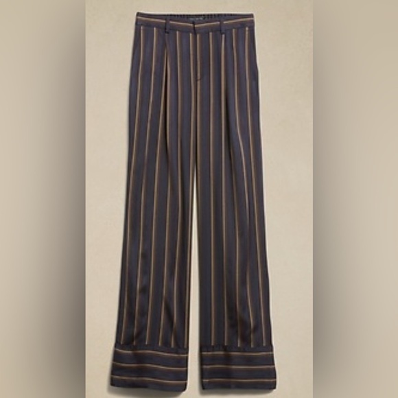 Banana Republic Career Boardroom Chic Spencer High-Waisted Suit Pant NWT L Tall - Picture 4 of 6